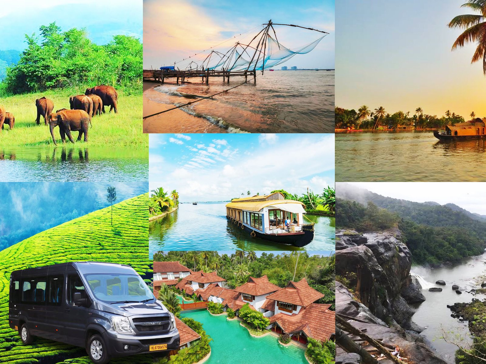 Kerala Taxi Packages, Kochi Taxi, Tempo Traveller in Kerala